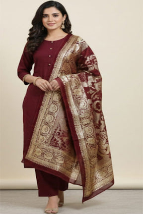 stuff cambric Maroon